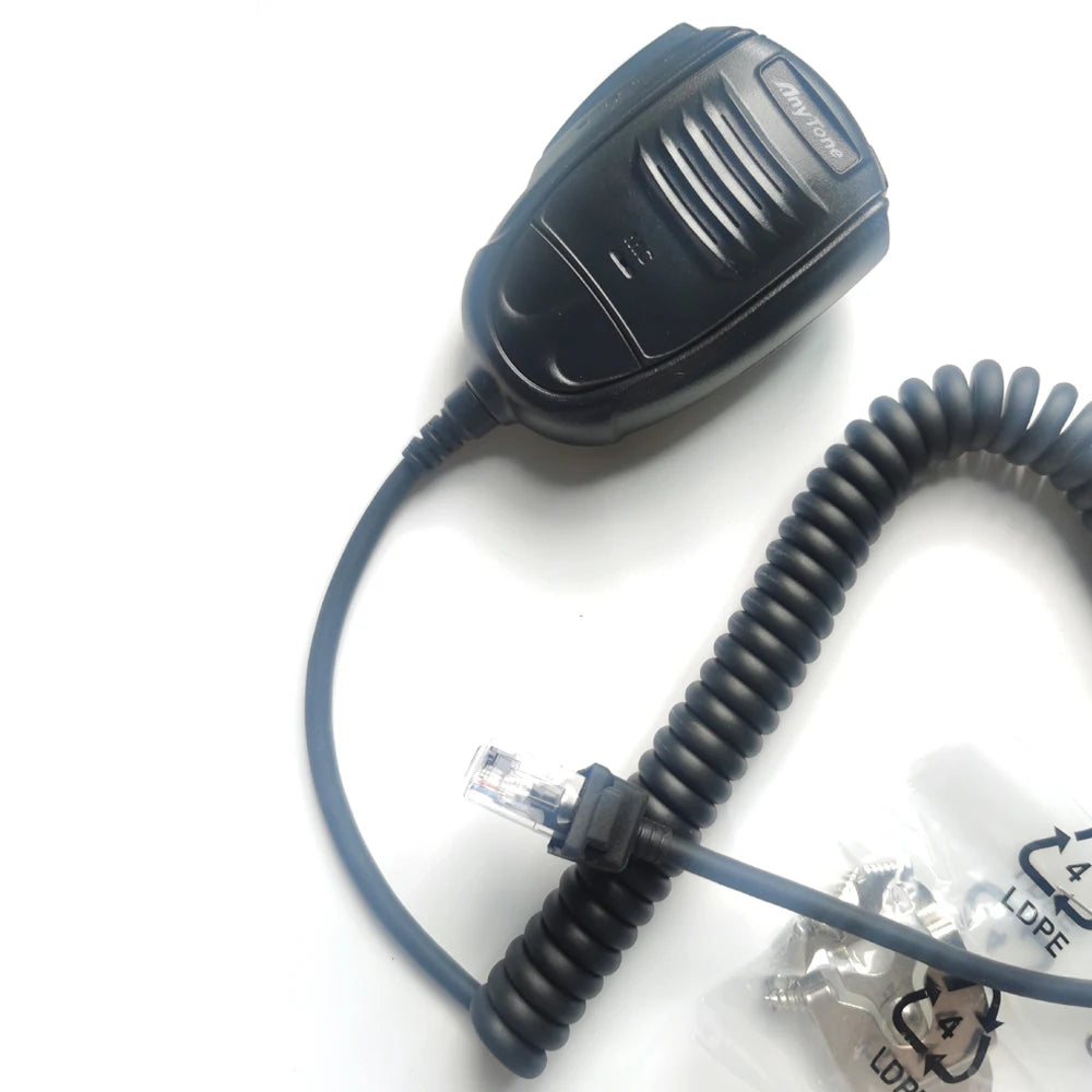 Original ANYTONE Microphone for CB Radio AT-5555N AT5555N II AM/FM/SSB 10 Meter Radio