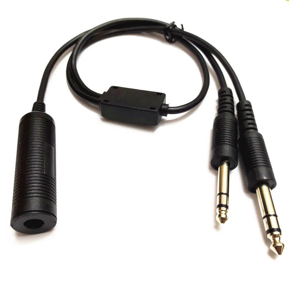 Radio Replacement Helicopter To General Aviation Headset Adapter Cable David Clark AVCOMM U 174