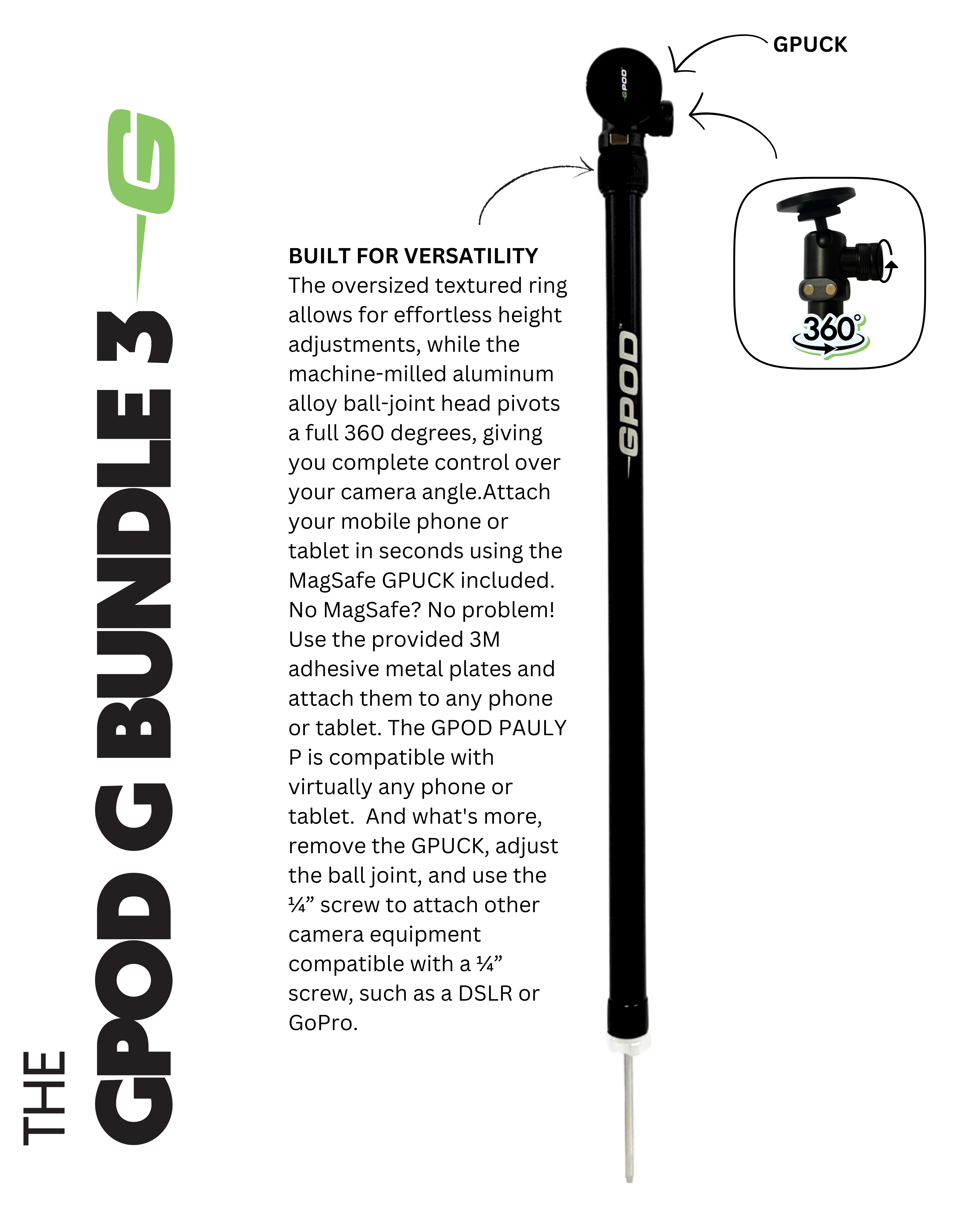 GPOD G BUNDLE 3 : GPOD Pauly P + GPOD Base 2.0