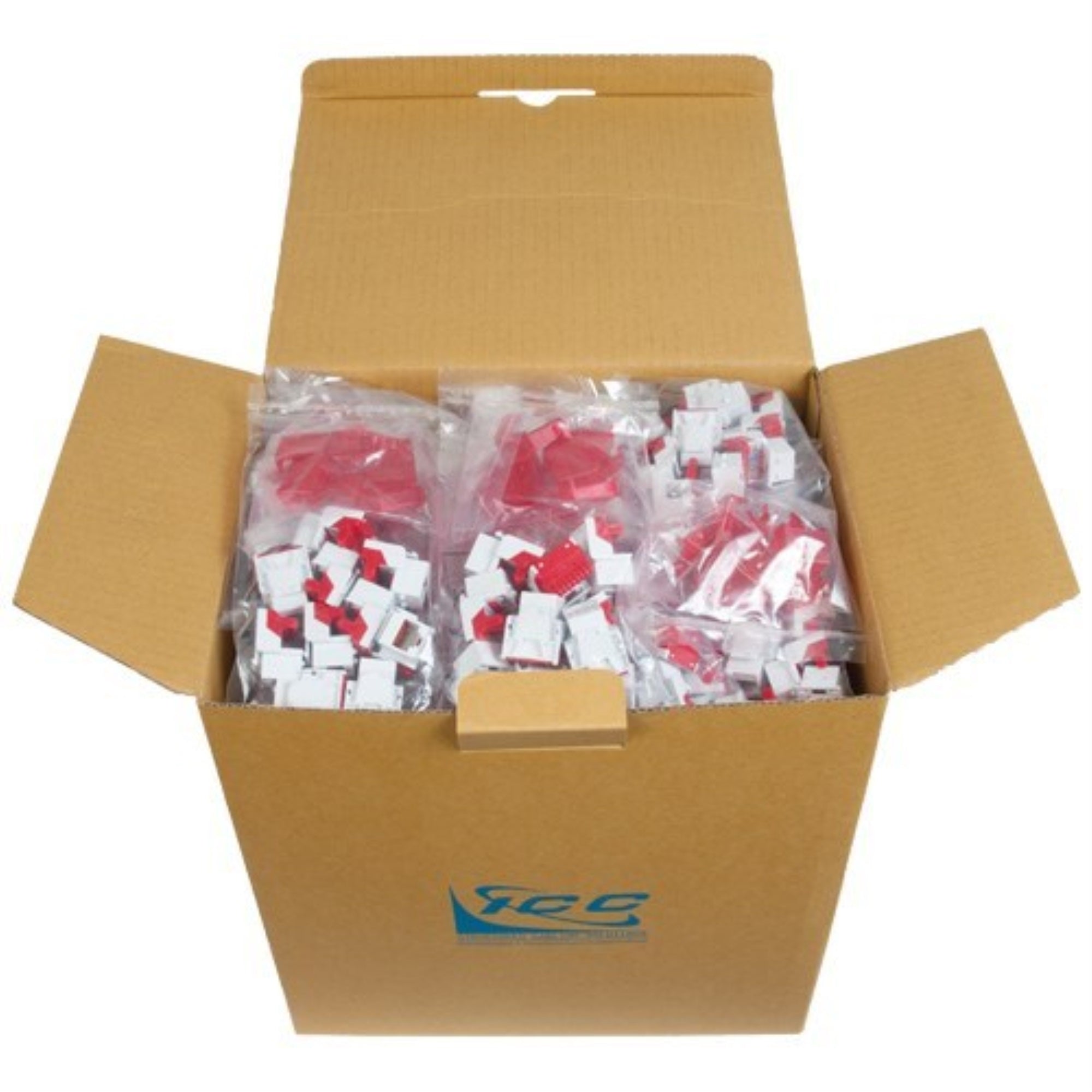 ICC MODULE, CAT 6, EZ, 400 PK, No JackEZ, WH