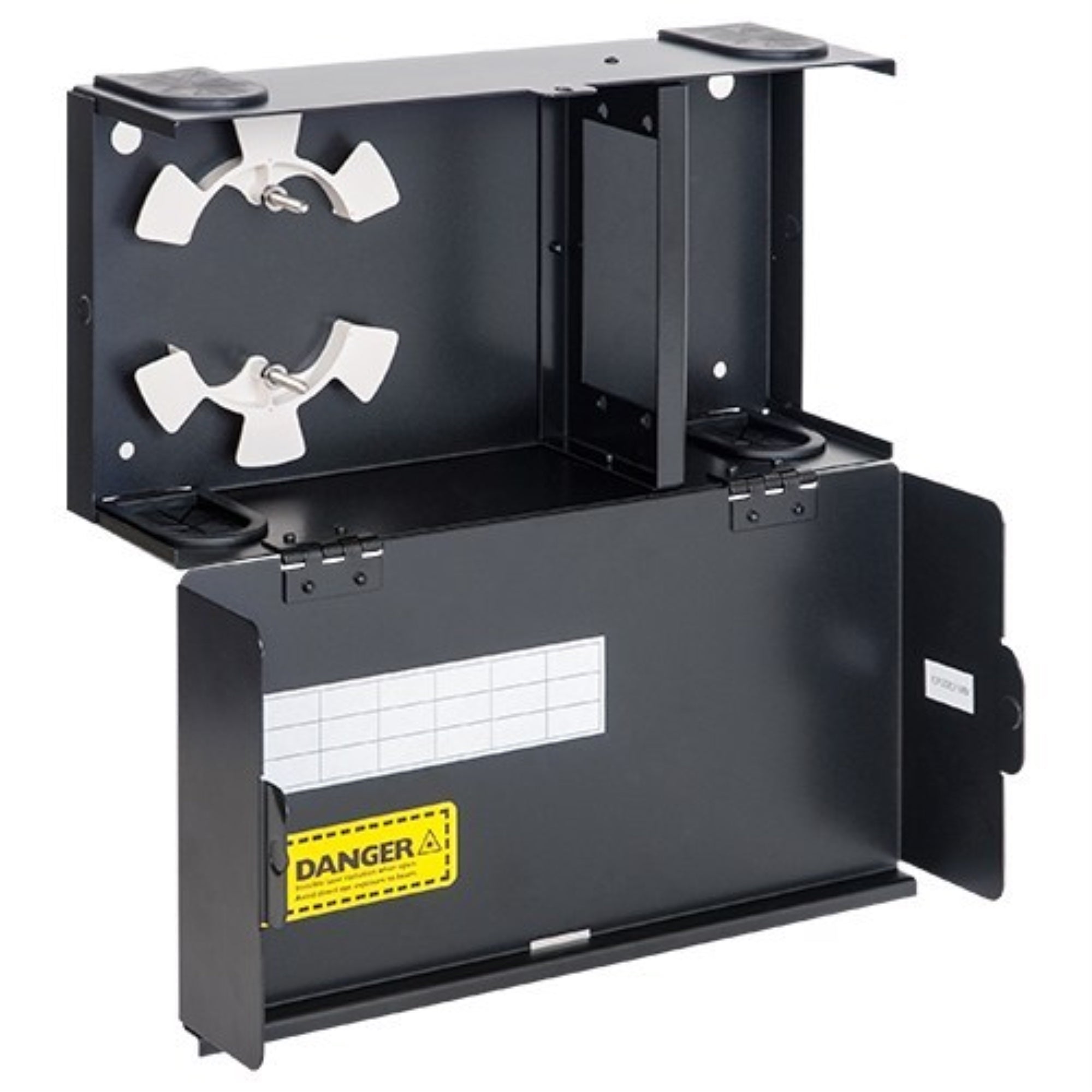 WALL ENCLOSURE,FIBER,2PANEL,SINGLE DOOR