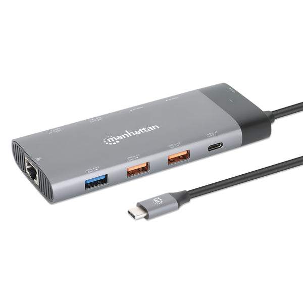 Usb-C Pd 10-In-1 Dual Monitor 8K Docking Station / Multiport Hub