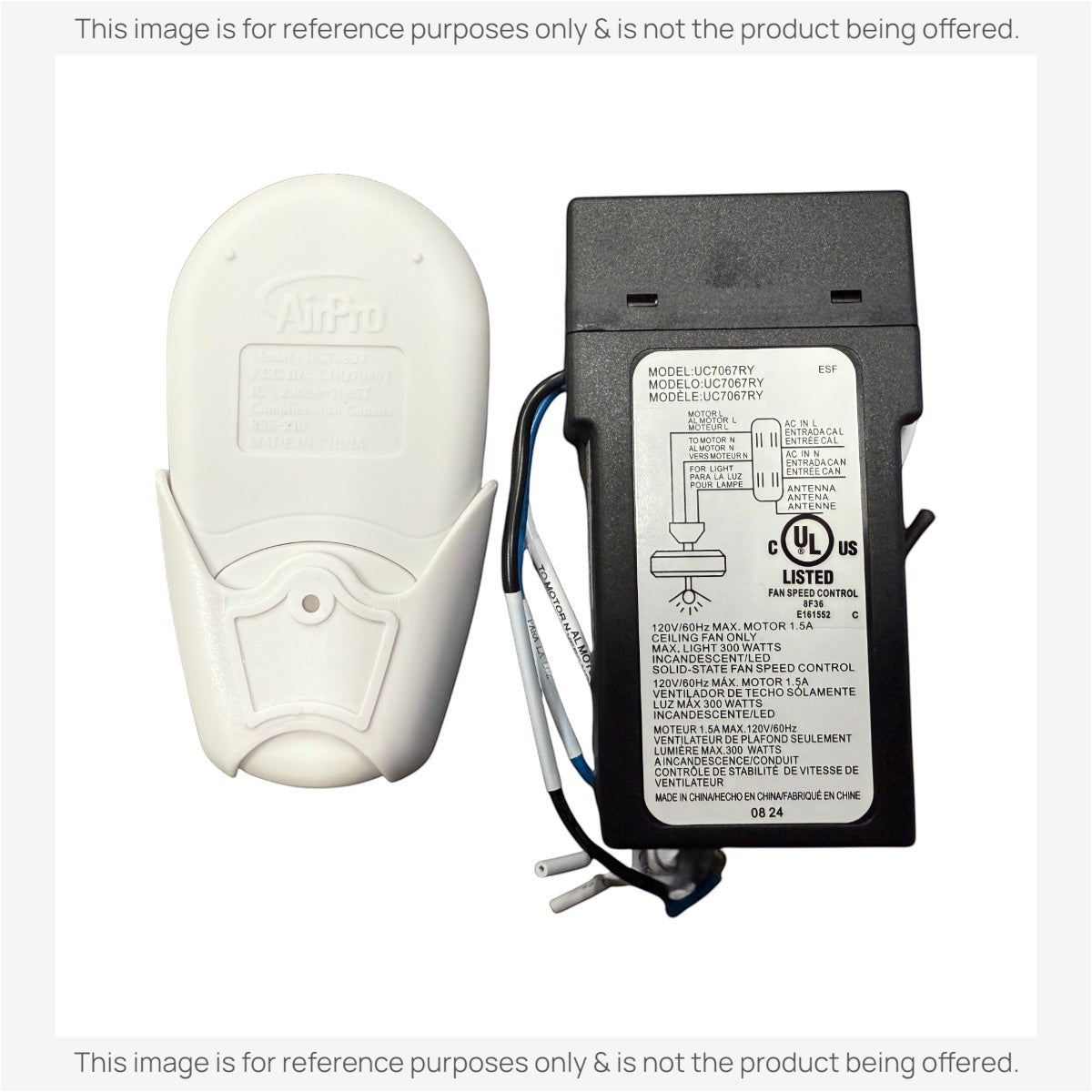 Anderic Substitute Kit for Progress Lighting 3-Speed Remote Control Kit - P2662-01 [63T-AC83T-KIT]