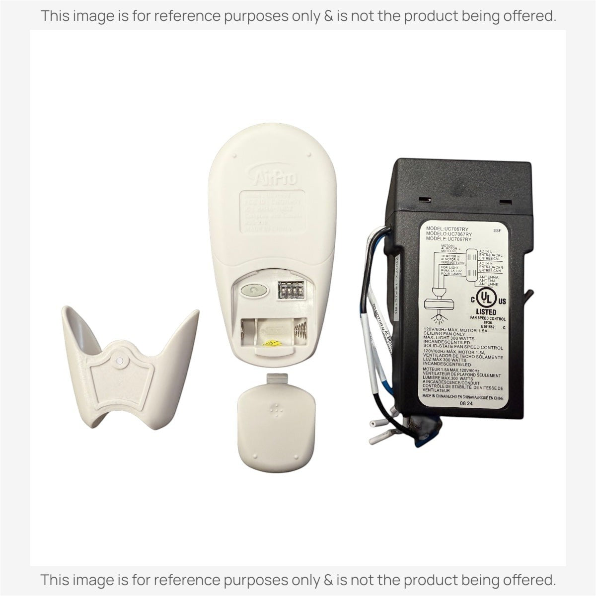 Anderic Substitute Kit for Progress Lighting 3-Speed Remote Control Kit - P2662-01 [63T-AC83T-KIT]