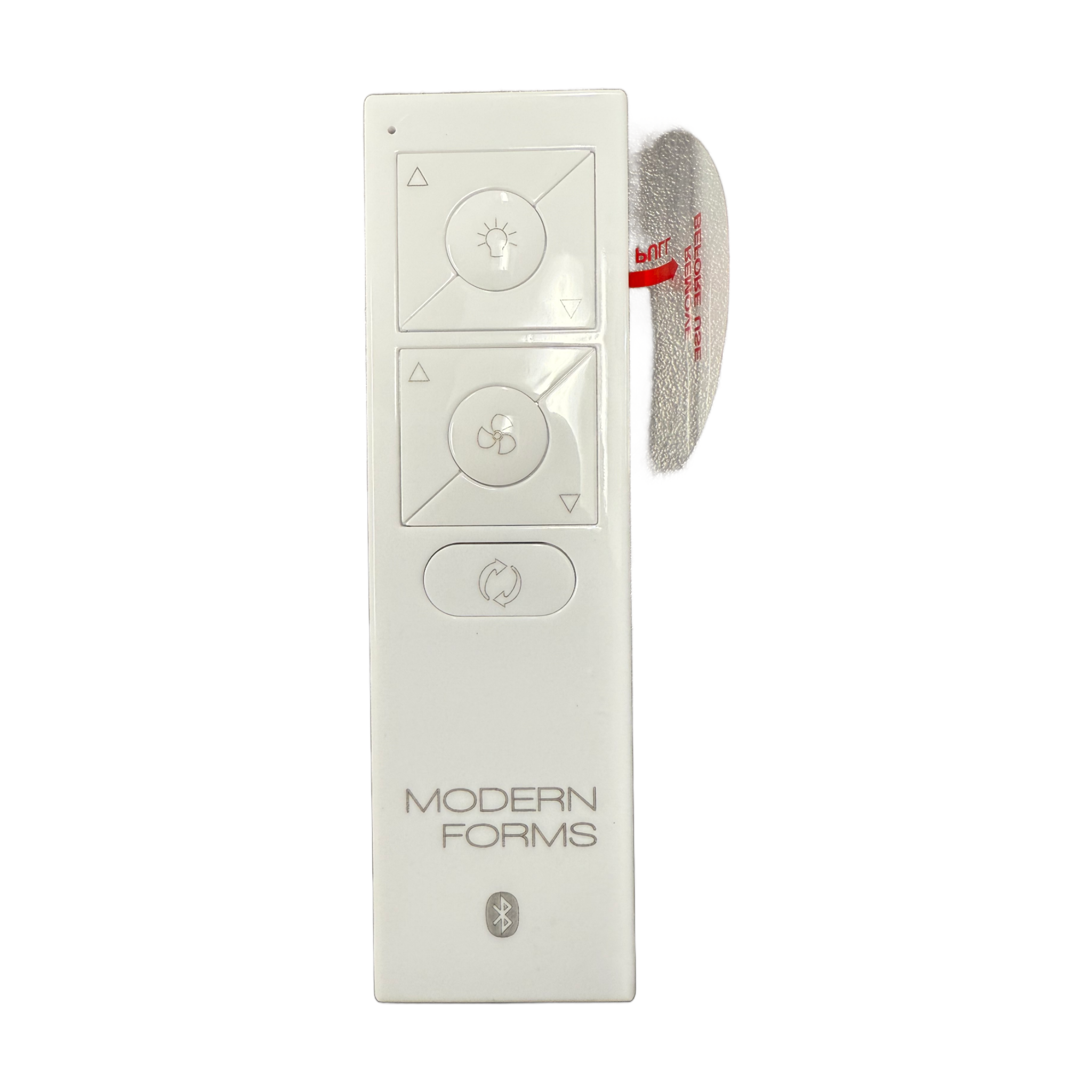 Modern Forms 6-Speed Ceiling Fan Wireless Bluetooth Remote Control with Wall Cradle for Modern Forms Bluetooth Enabled Fans - F-RCBT-WT