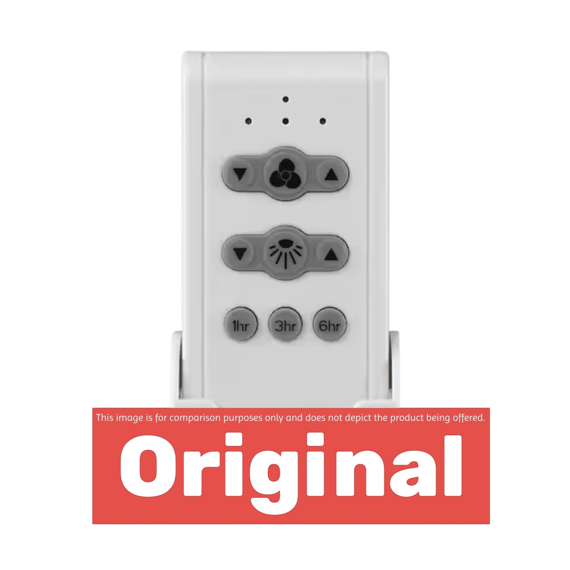 Substitute for Fanimation Fans KUJCE10611 3-Speed Ceiling Fan Remote Control KUJCE10611 [63T-AC83T-KIT]