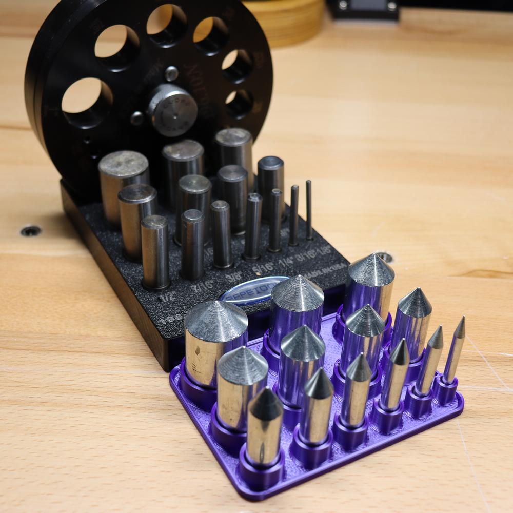 3D Printed Center Positioning Die Holder for Disc Cutter