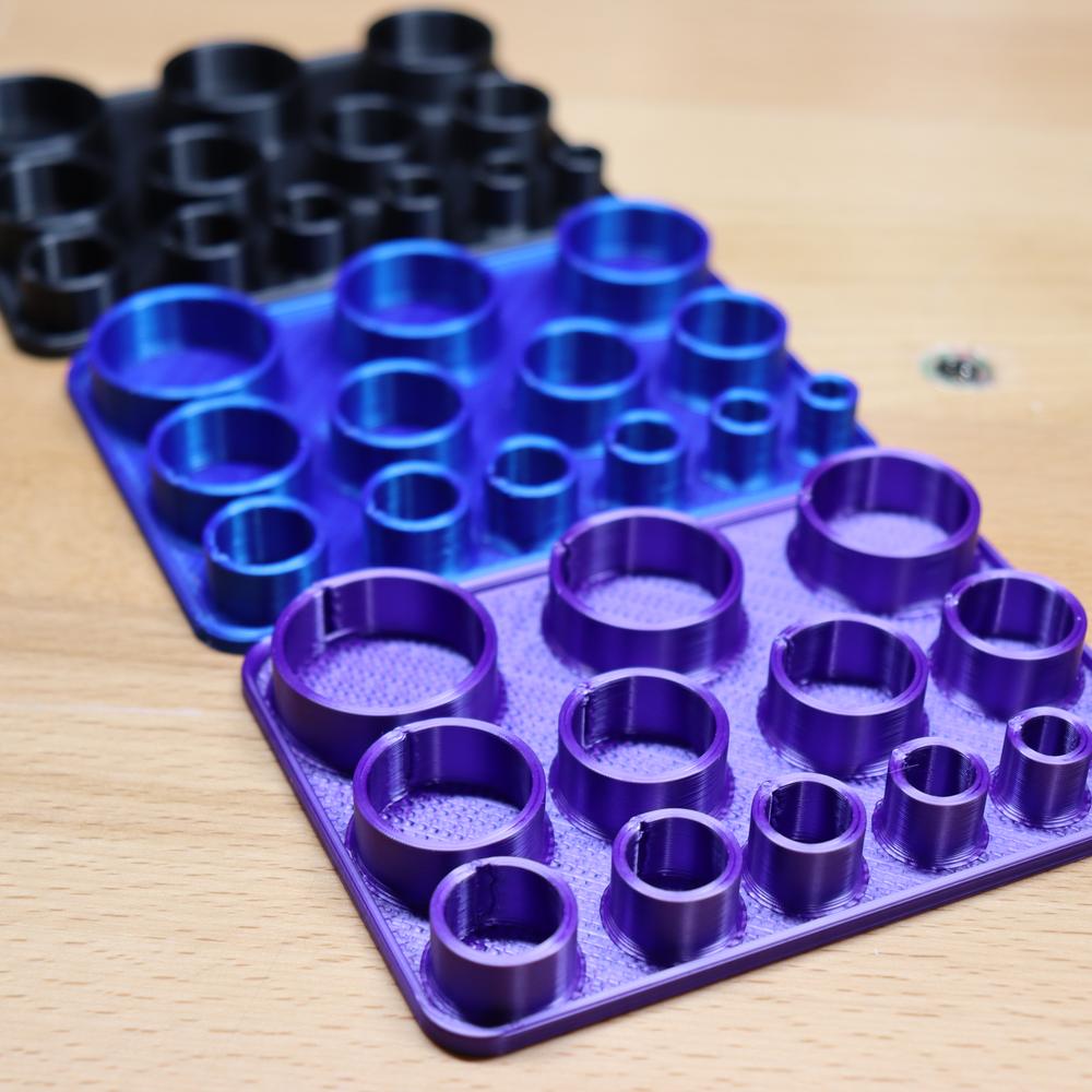 3D Printed Center Positioning Die Holder for Disc Cutter