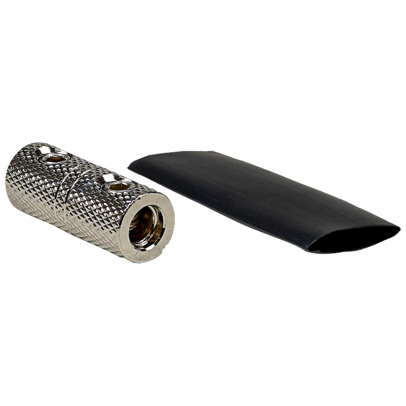 Pipemans Installation Solution 8 Gauge Coupler   Nickle Plated Finish With Set Screw