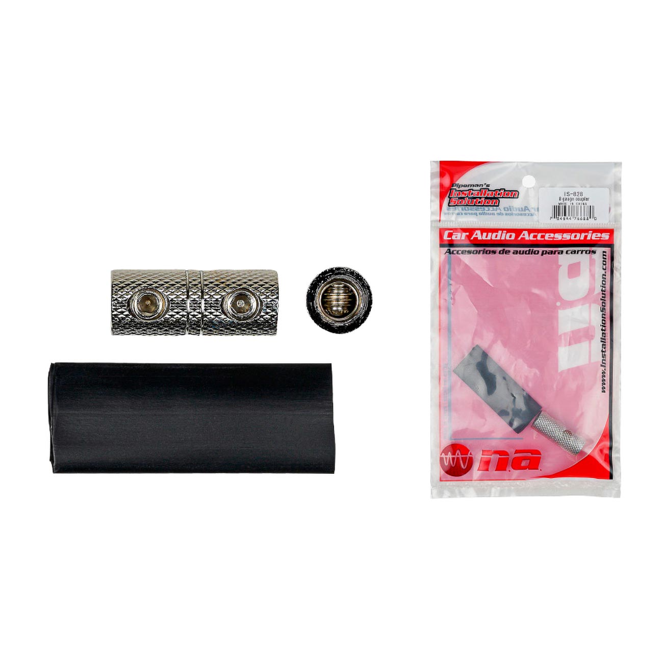 Pipemans Installation Solution 8 Gauge Coupler   Nickle Plated Finish With Set Screw