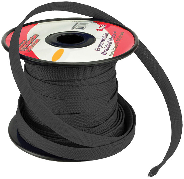 Installation Solution Expandable Braided Sleeve Black 3/8''