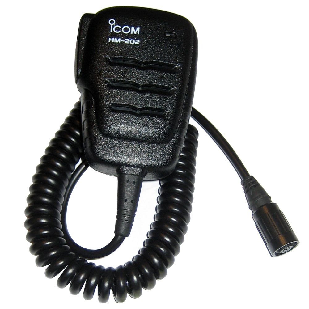 Icom Hm202 Speaker Mic Compact Ipx7 Waterproof