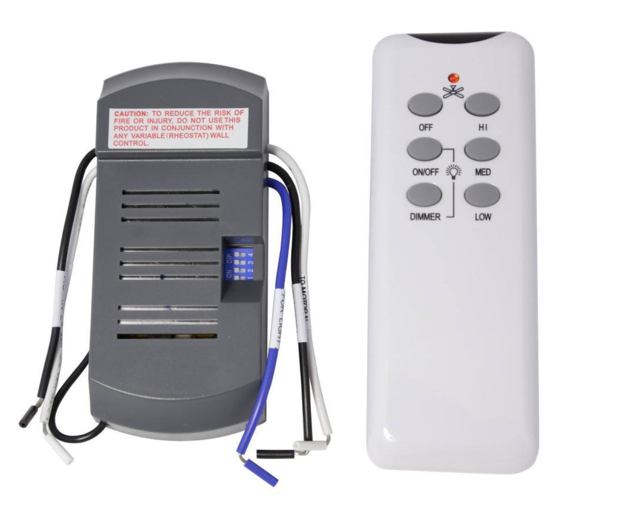 Design House KUJCE10511 Ceiling Fan Remote Control Kit - 154286