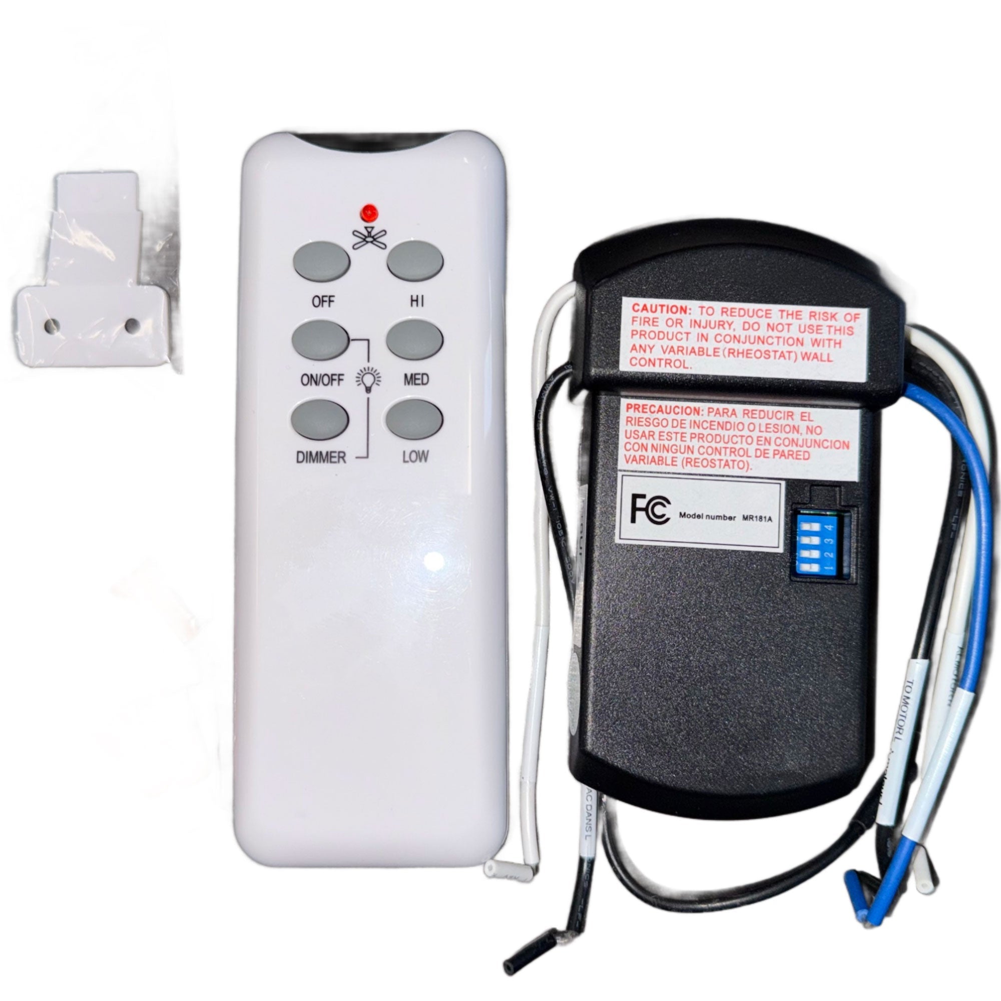 Design House KUJCE10511 Ceiling Fan Remote Control Kit - 154286