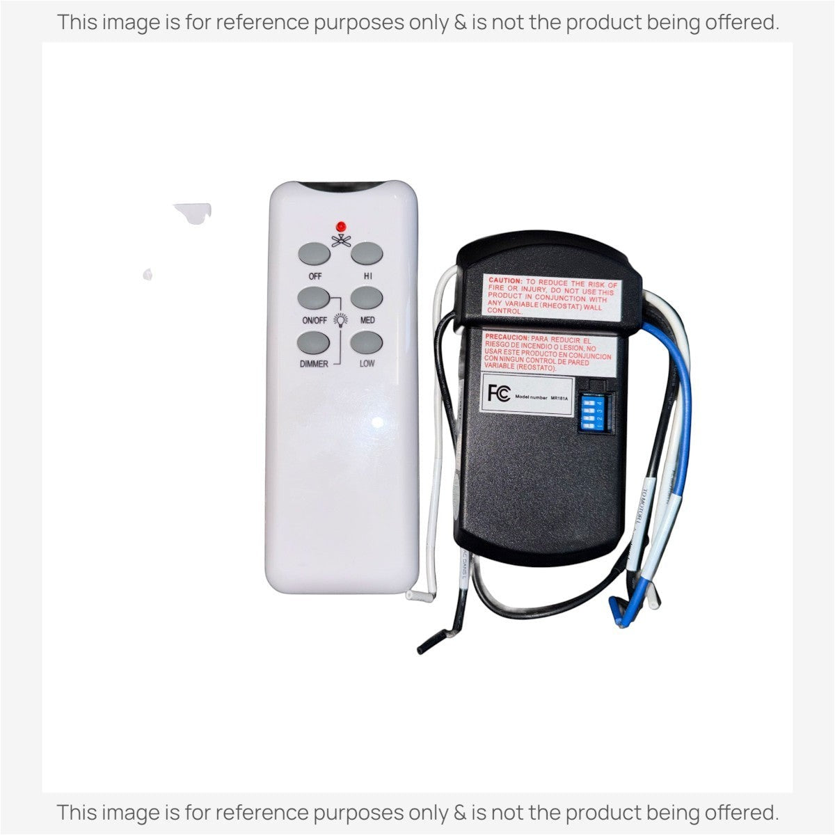 Anderic Substitute Kit for Design House KUJCE10511 Ceiling Fan Remote Control Kit - 154286 [63T-AC83T-KIT]