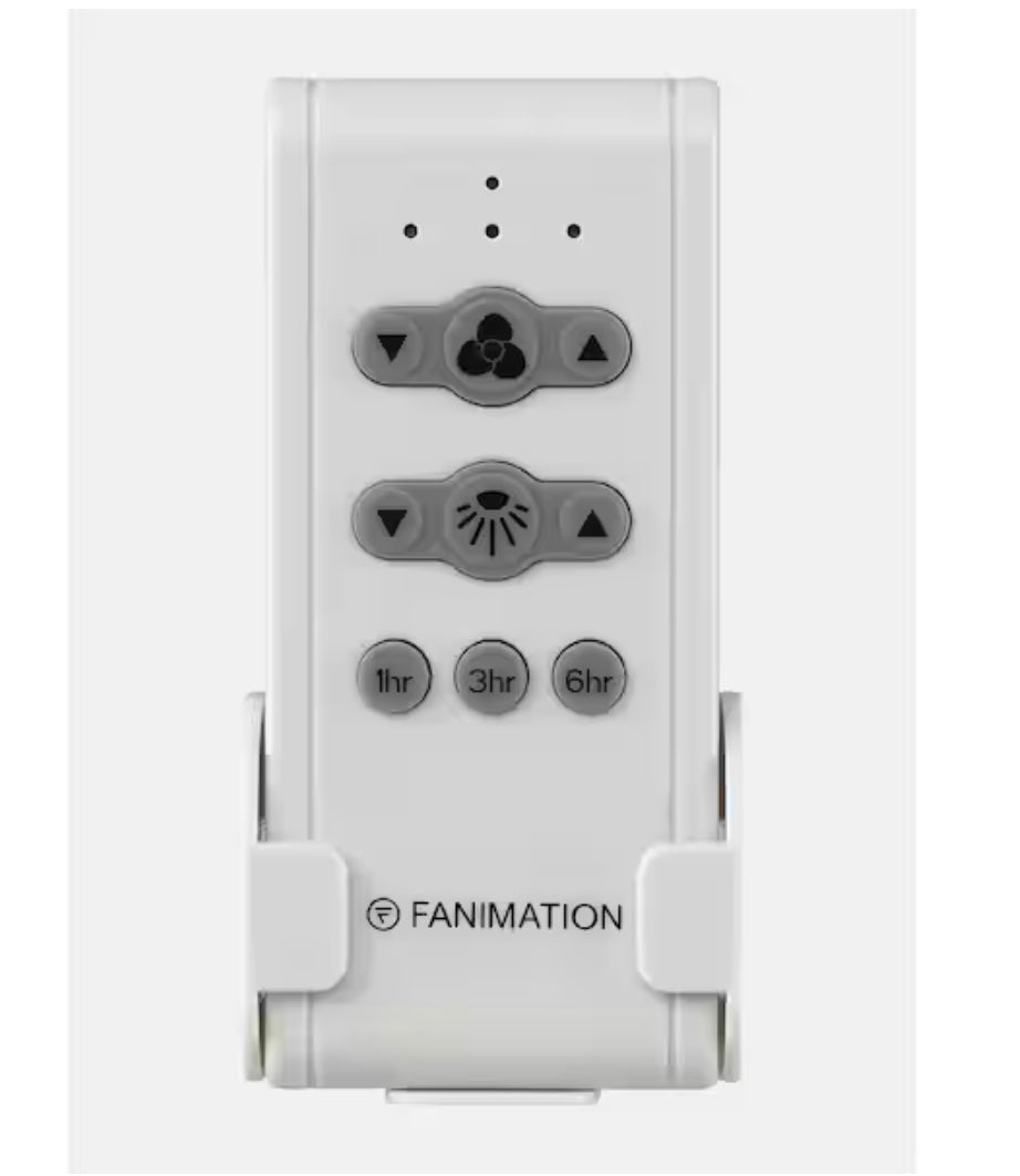 Fanimation 3-Speed Remote Control with Receiver Non-Reversing Kit - KUJCE10611 - CR500