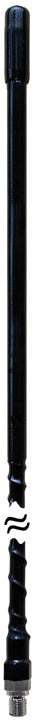 2 3/8X24 THREAD FIBERGLASS ANT.(BLACK)