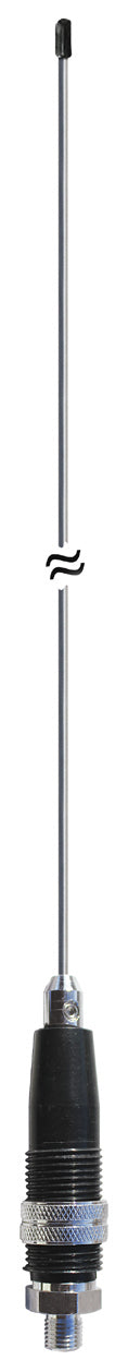 PROCOMM  2 TWIST & TUNE CB ANTENNA WITH STAINLESS STEEL ROD
