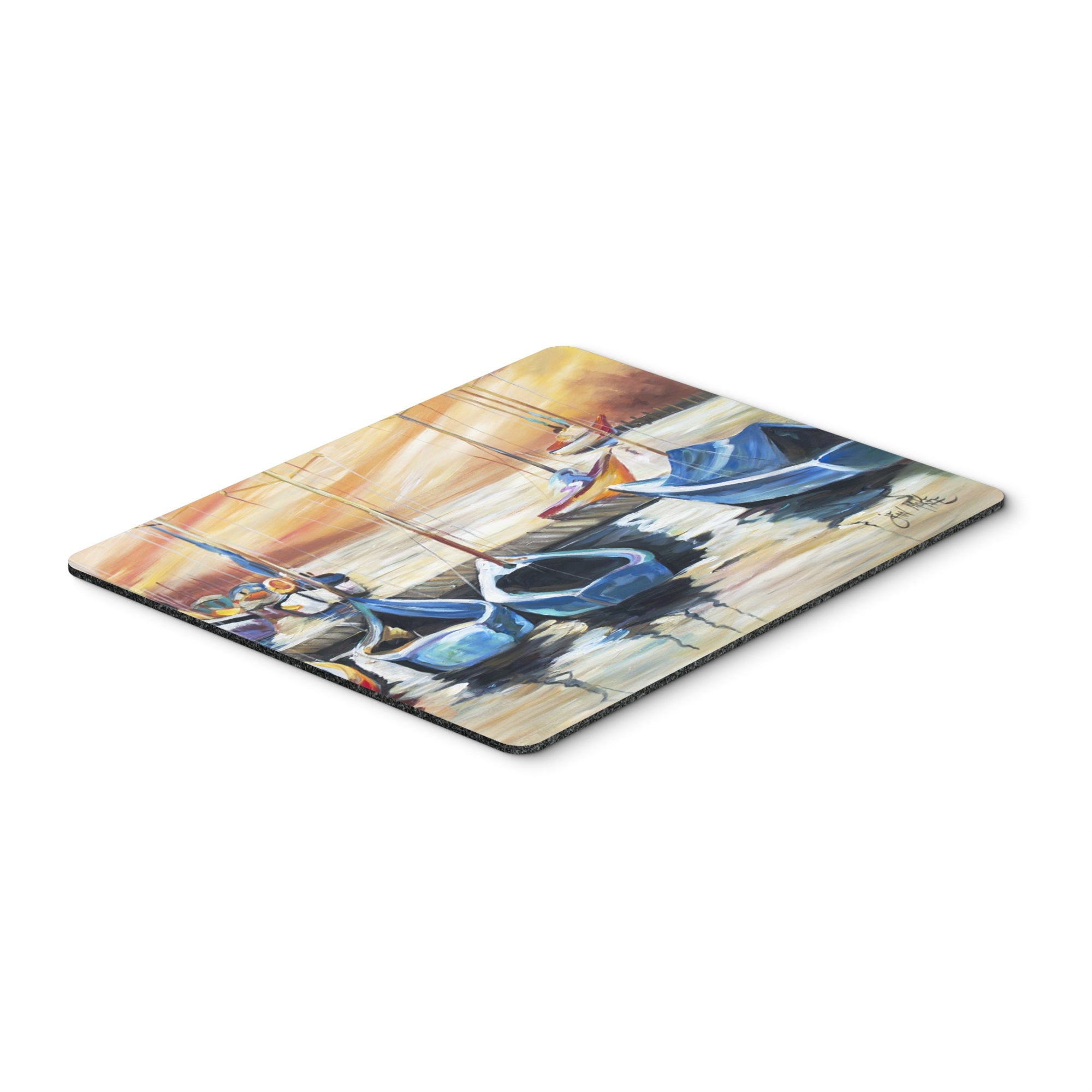 Carolines Treasures Beach View with Sailboats Mouse Pad/Hot Pad/Trivet (JMK1038MP)