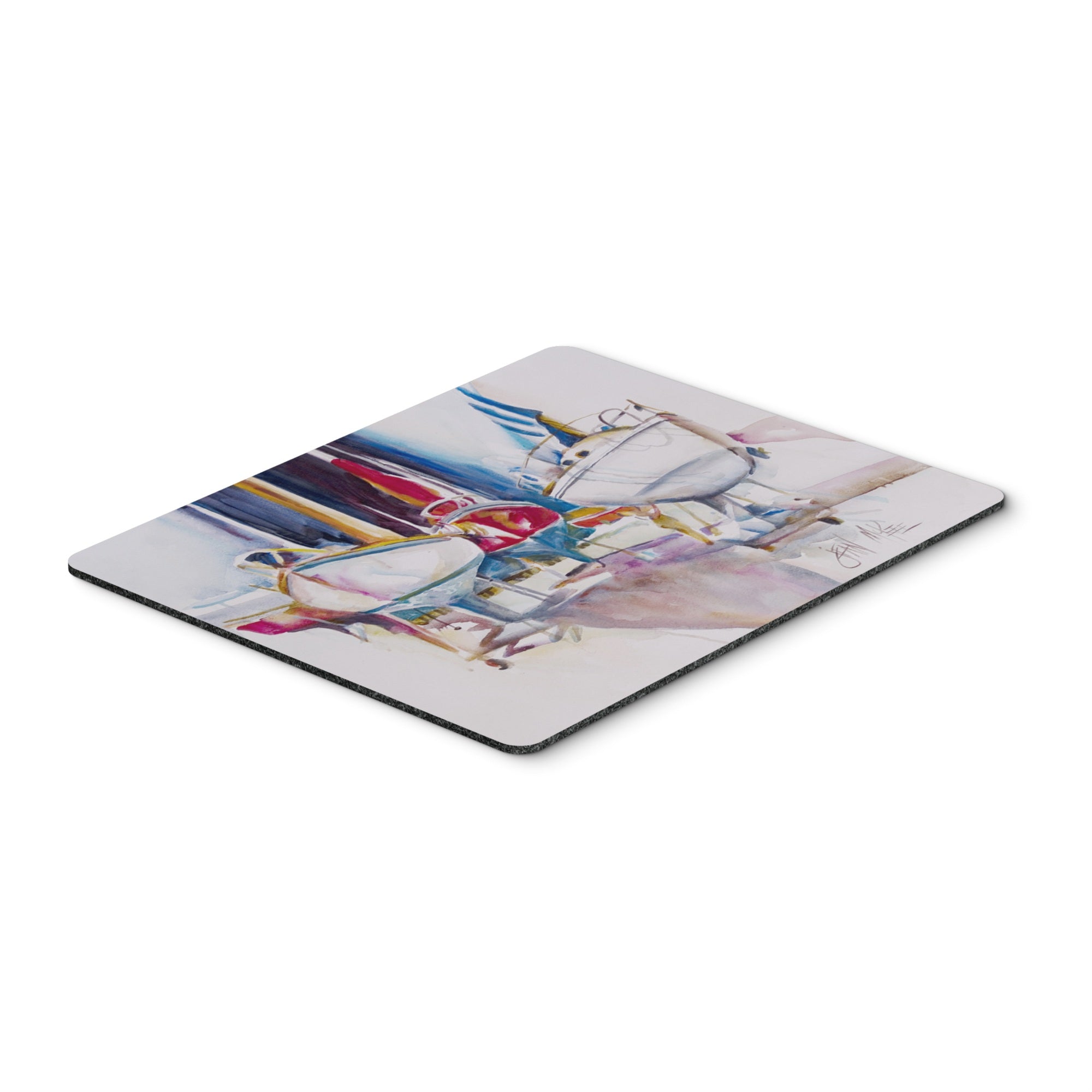 Carolines Treasures Sailboats in Dry Dock Mouse Pad/Hot Pad/Trivet (JMK1039MP)