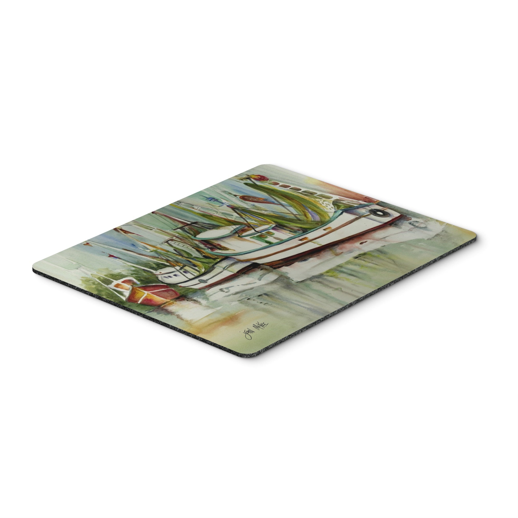 Carolines Treasures Ocean Springs Shrimper Mouse Pad/Hot Pad/Trivet (JMK1067MP)