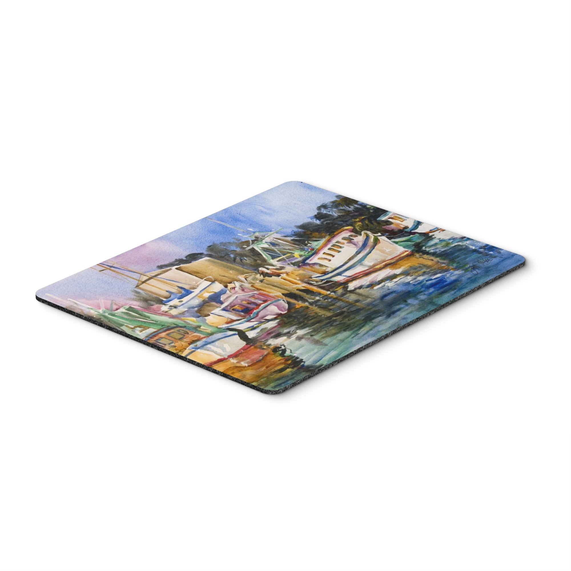 Carolines Treasures Shrimp Boat Warehouse Mouse Pad/Hot Pad/Trivet (JMK1079MP)