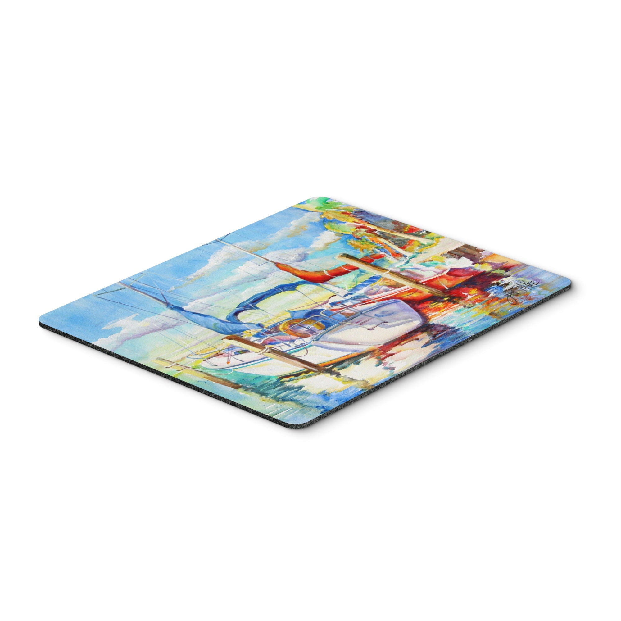 Carolines Treasures Towering Q Sailboat Mouse Pad/Hot Pad/Trivet (JMK1088MP)