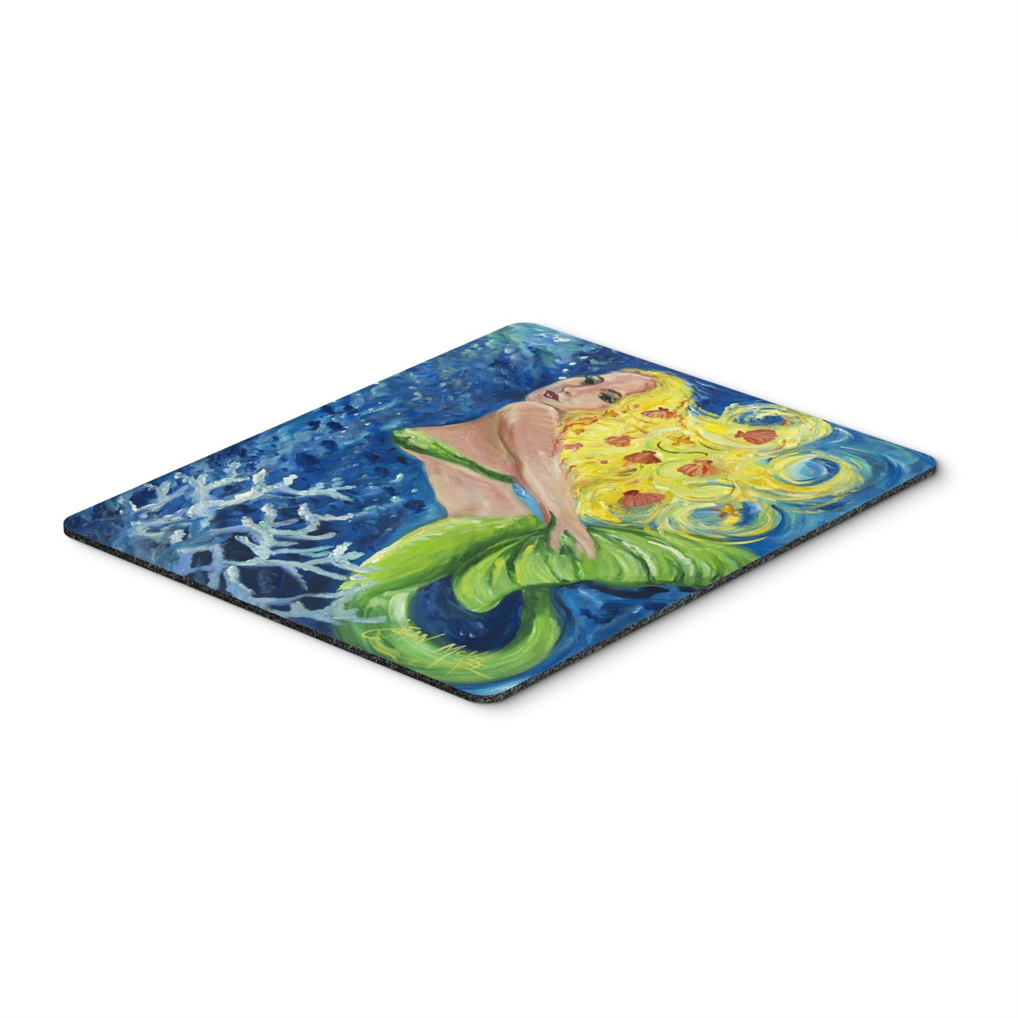Carolines Treasures Blonde Mermaid Mouse Pad/Hot Pad/Trivet (JMK1179MP)