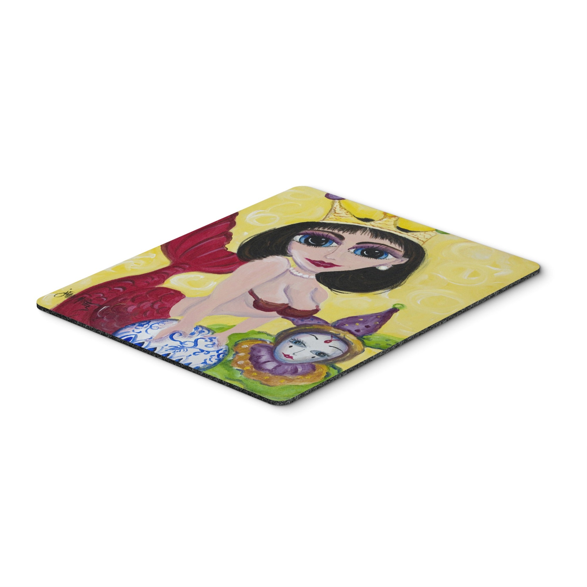 Carolines Treasures Mardi Gras Queen Mermaid Mouse Pad/Hot Pad/Trivet (JMK1180MP)