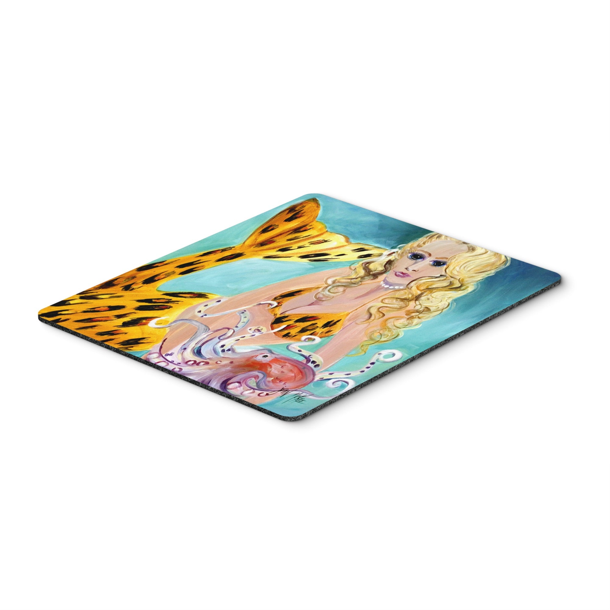 Carolines Treasures Teal Mermaid Mouse Pad/Hot Pad/Trivet (JMK1184MP)