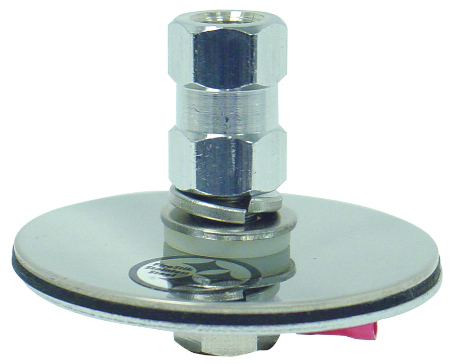 FIRESTIK   21/2 inch DIAMETER FLAT STAINLESS STEEL DISC MOUNT WITH K4A SO239 STUD