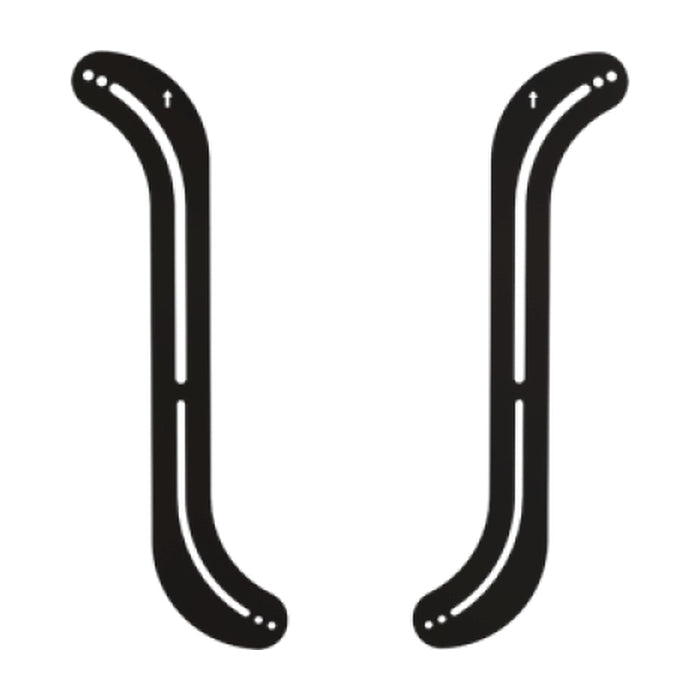 Universal speaker bar mount for wall and ceiling mounts