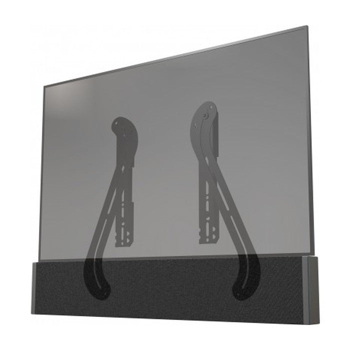 Universal speaker bar mount for wall and ceiling mounts