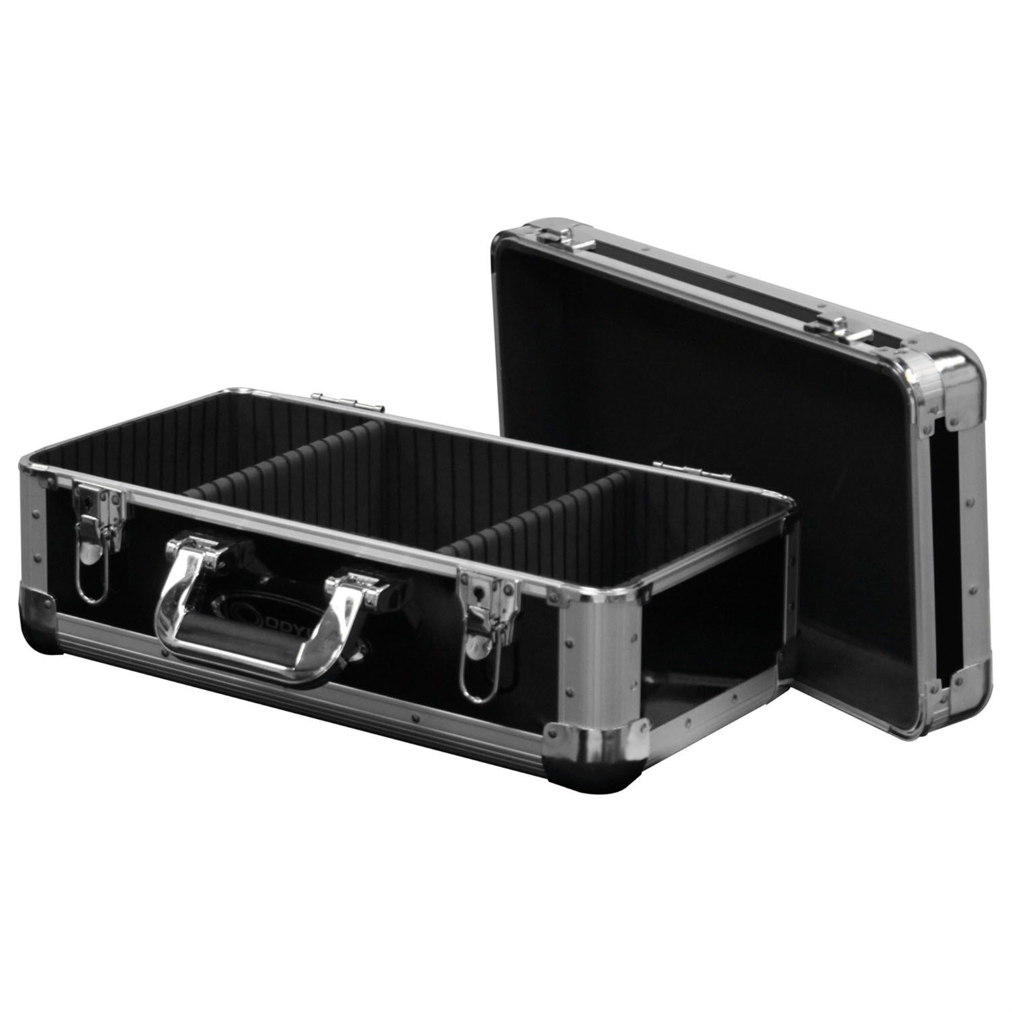 KROM SERIES CD / 5 inch MEDIA DISC CASE IN BLACK: HOLDS 200 5 inch X 5.5 inch FLAT VIEW PACK SLEEVES