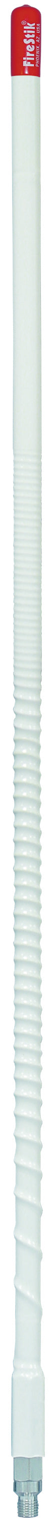 FIRESTIK - KW4-W  4 FOOT HEAVY DUTY TRIM TO TUNE 400 WATT TOP LOADED FIBERGLASS 5/8 WAVE CB ANTENNA WITH 3/8''X24'' THREADED BAS