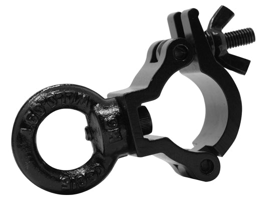 ALUMINUM SMALL MINI CLAMP WITH EYE BOLT IN BLACK
