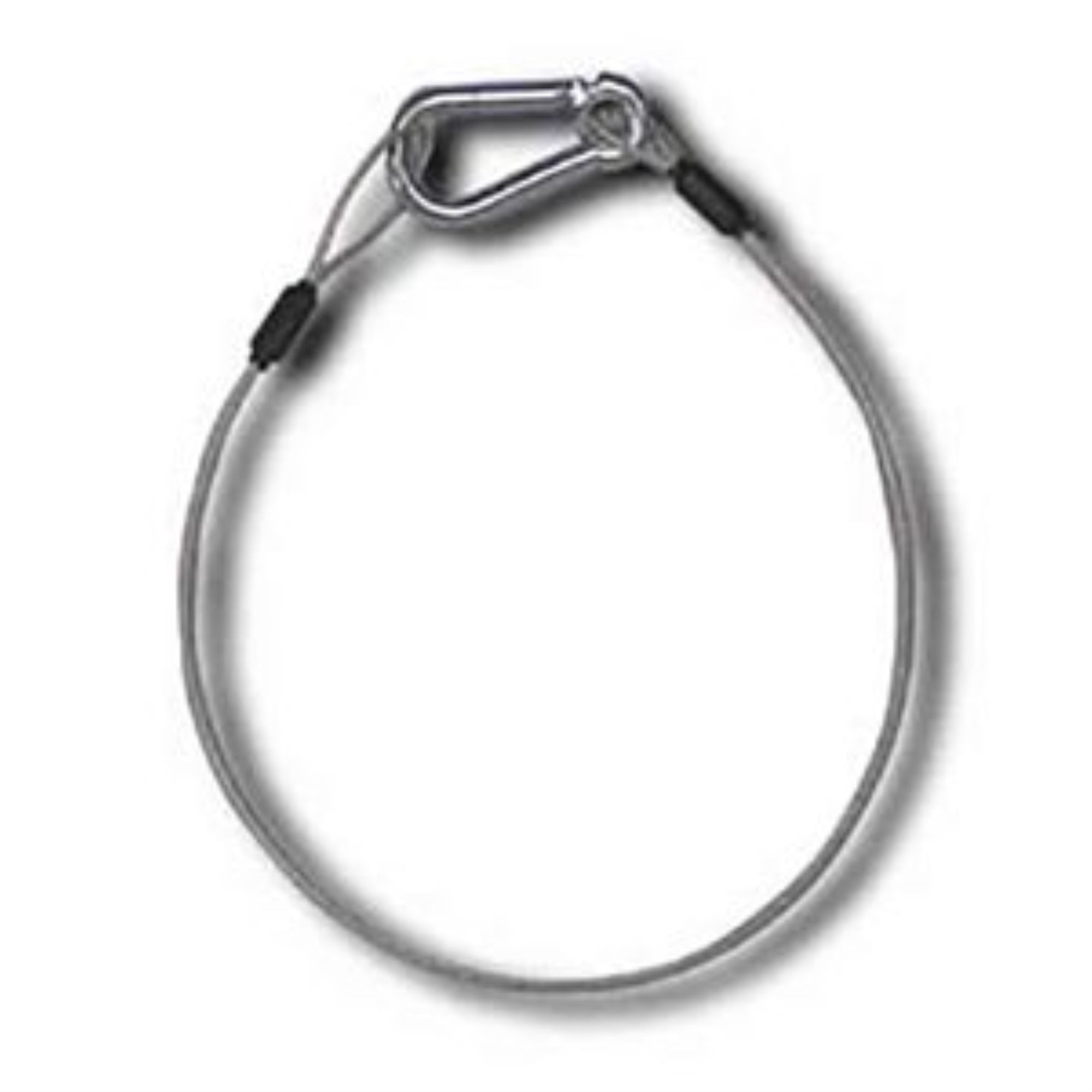 HEAVYDUTY SAFETY CABLE, 18 inch LONG WITH EXTRA LARGE SPRING HOOK