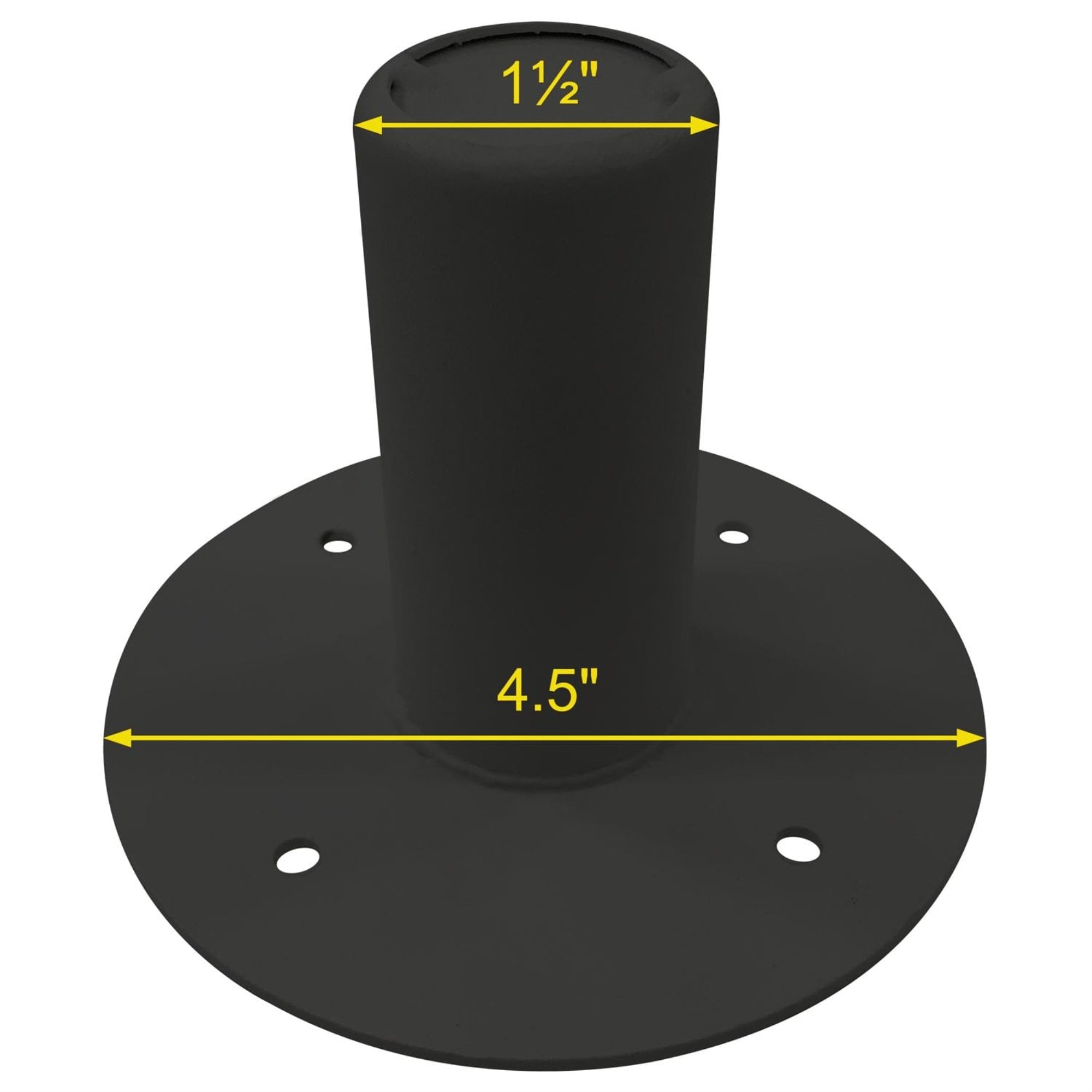 TRIPOD STAND IN PHOTO BOOTH/SPEAKER CABINET MOUNTING ADAPTER IN BLACK