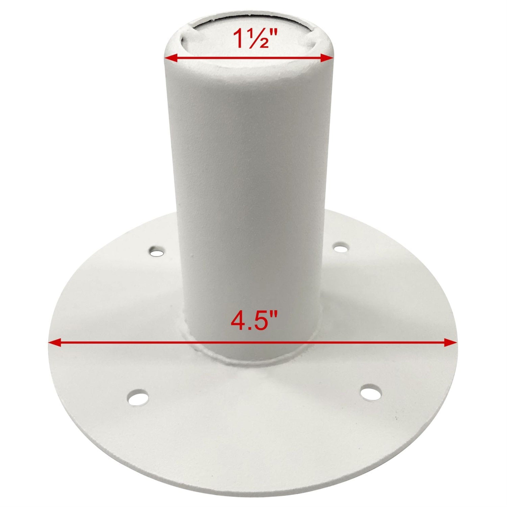 TRIPOD STAND IN PHOTO BOOTH/SPEAKER CABINET MOUNTING ADAPTER IN LUXE SERIES WHITE