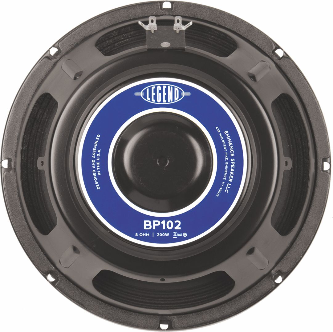 10-in Bass Guitar Speaker, 400W Max, 8 ohms w/Copper voice coil