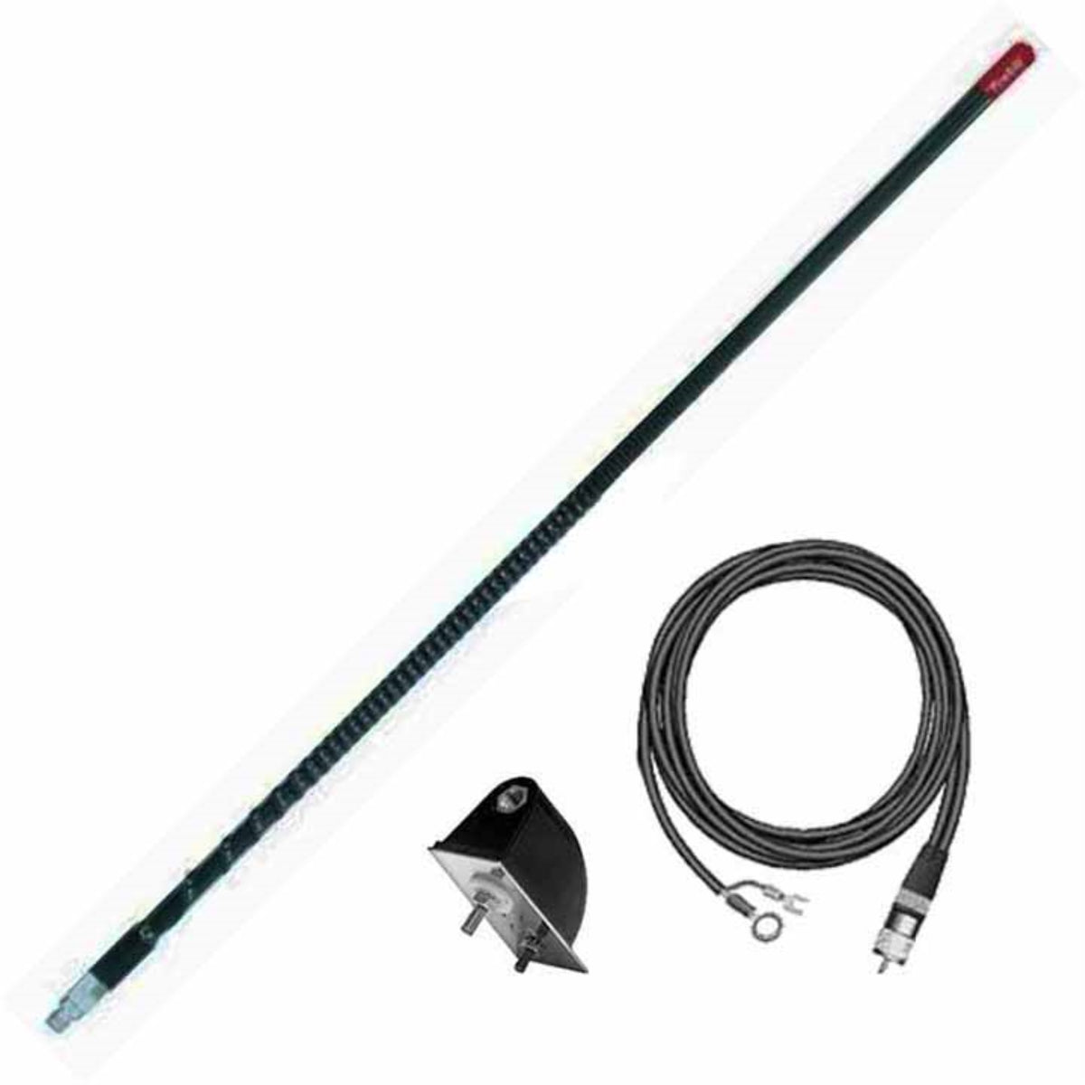 Firestik 3' (92Cm) Single Side Mount Lightweight ''Ngp'' Kit (Black)