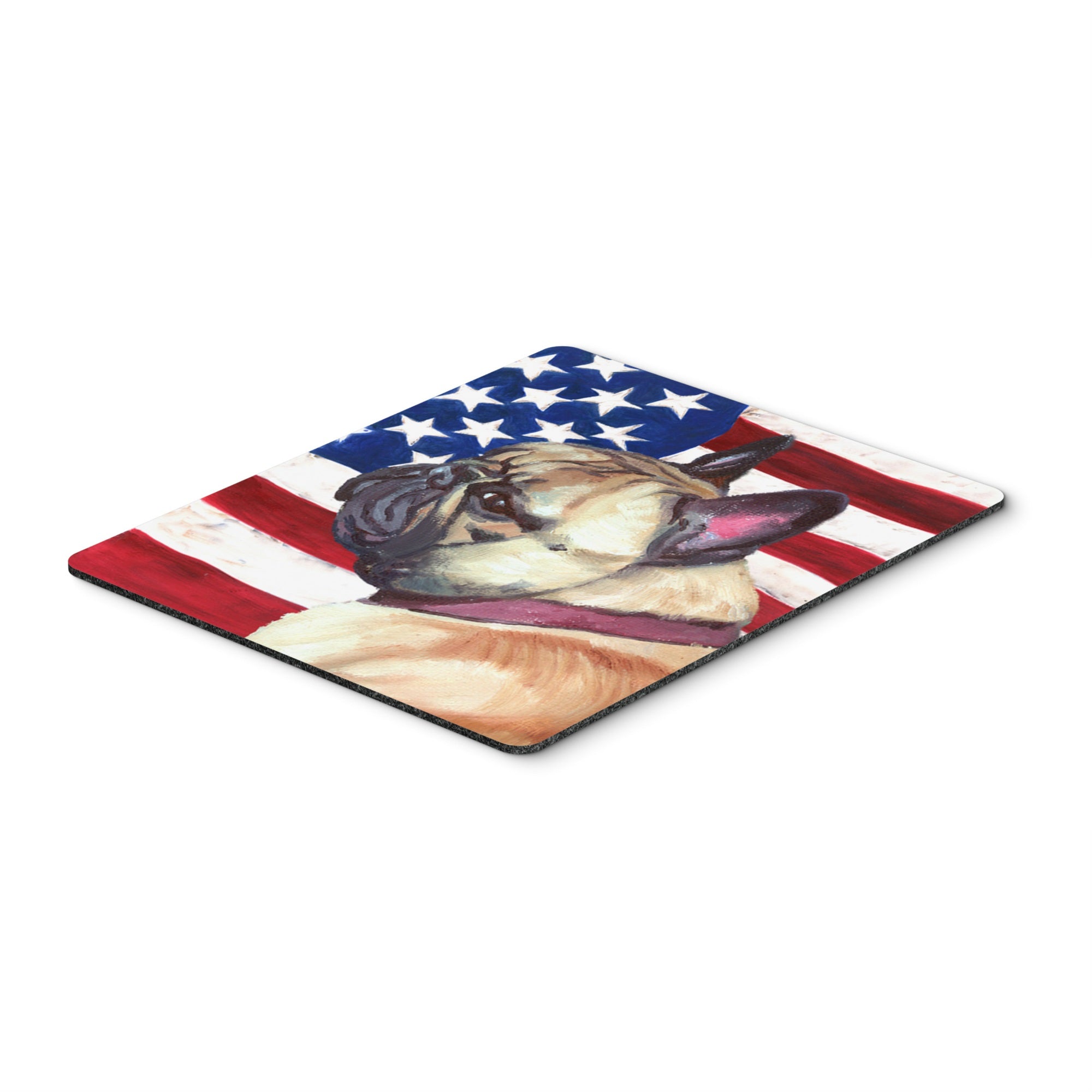  inchCarolines Treasures French Bulldog Frenchie USA Patriotic American Flag Mouse Pad, Hot Pad/Trivet (LH9545MP) inch