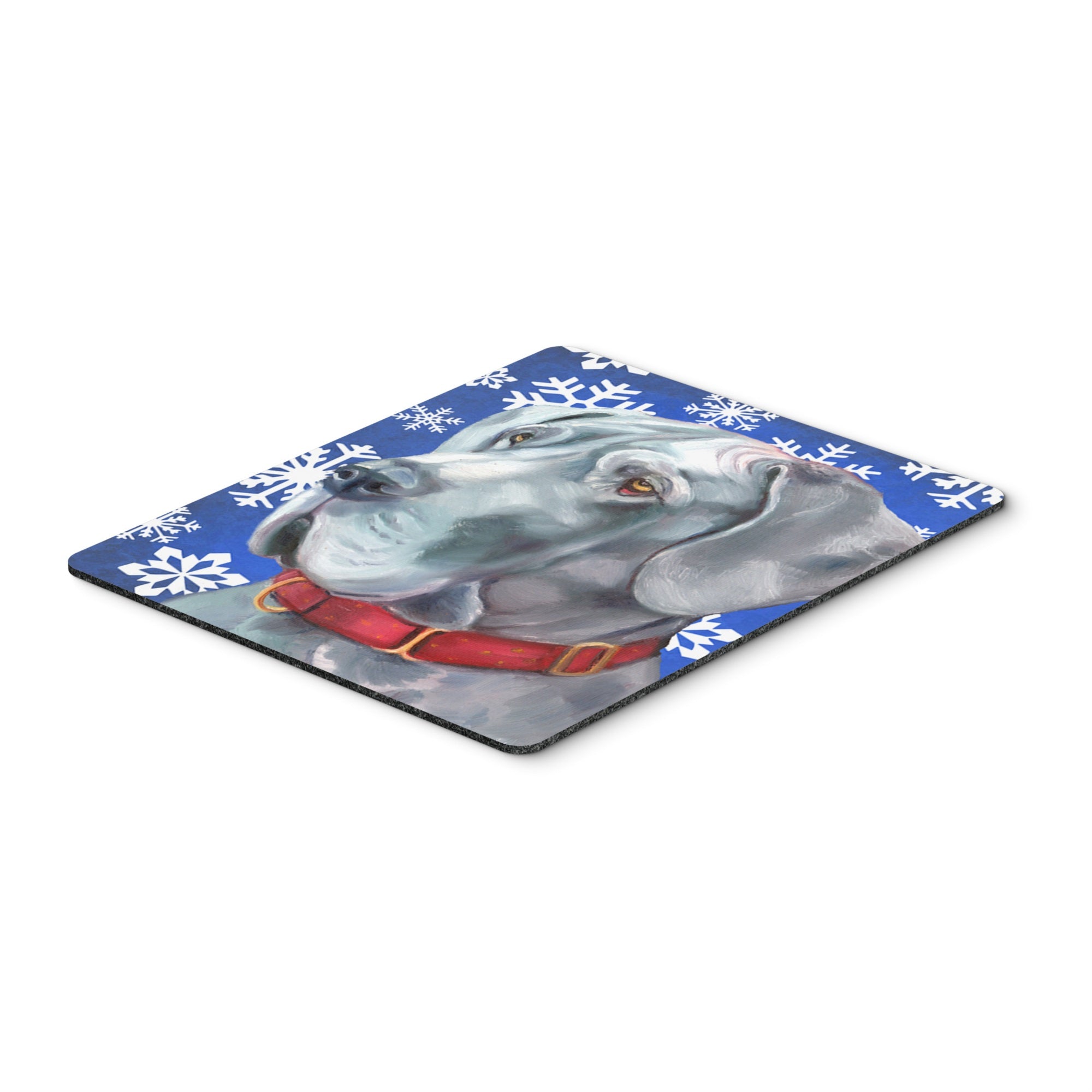 Carolines Treasures Great Dane Winter Snowflakes Holiday Mouse Pad/Hot Pad/Trivet (LH9584MP)