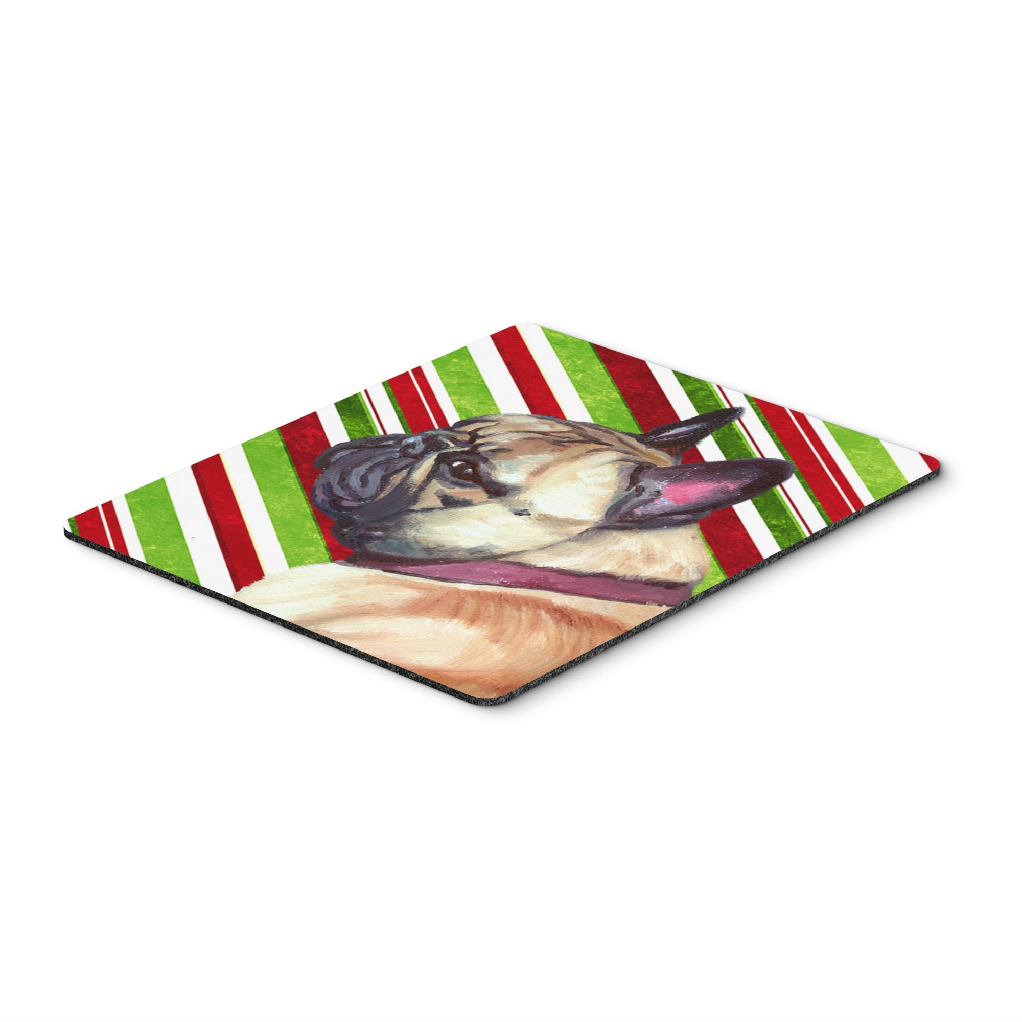  inchCarolines Treasures French Bulldog Frenchie Candy Cane Holiday Christmas Mouse Pad, Hot Pad/Trivet (LH9594MP) inch