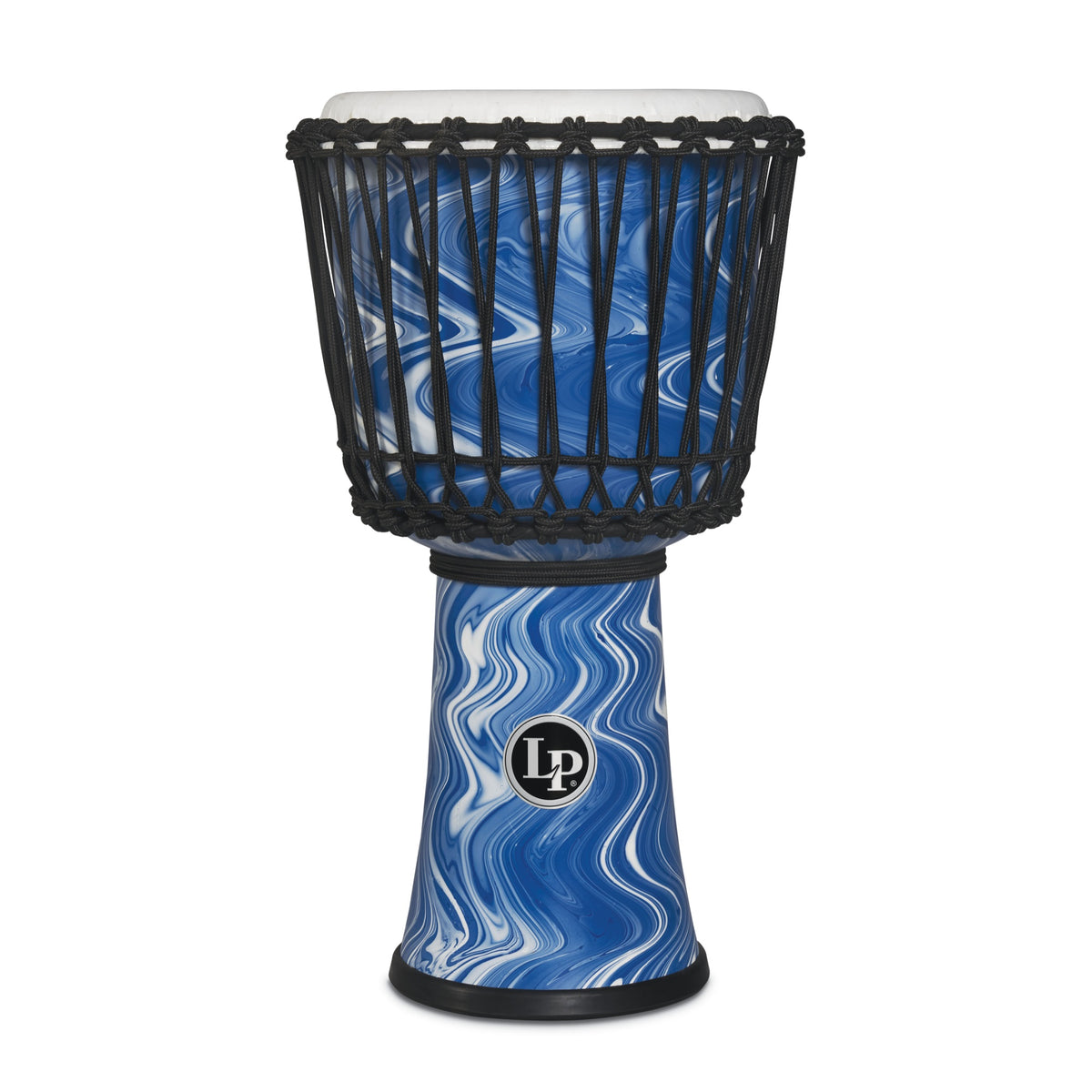 Lp World 10 In Rope Circ Djembe Bl Marbl