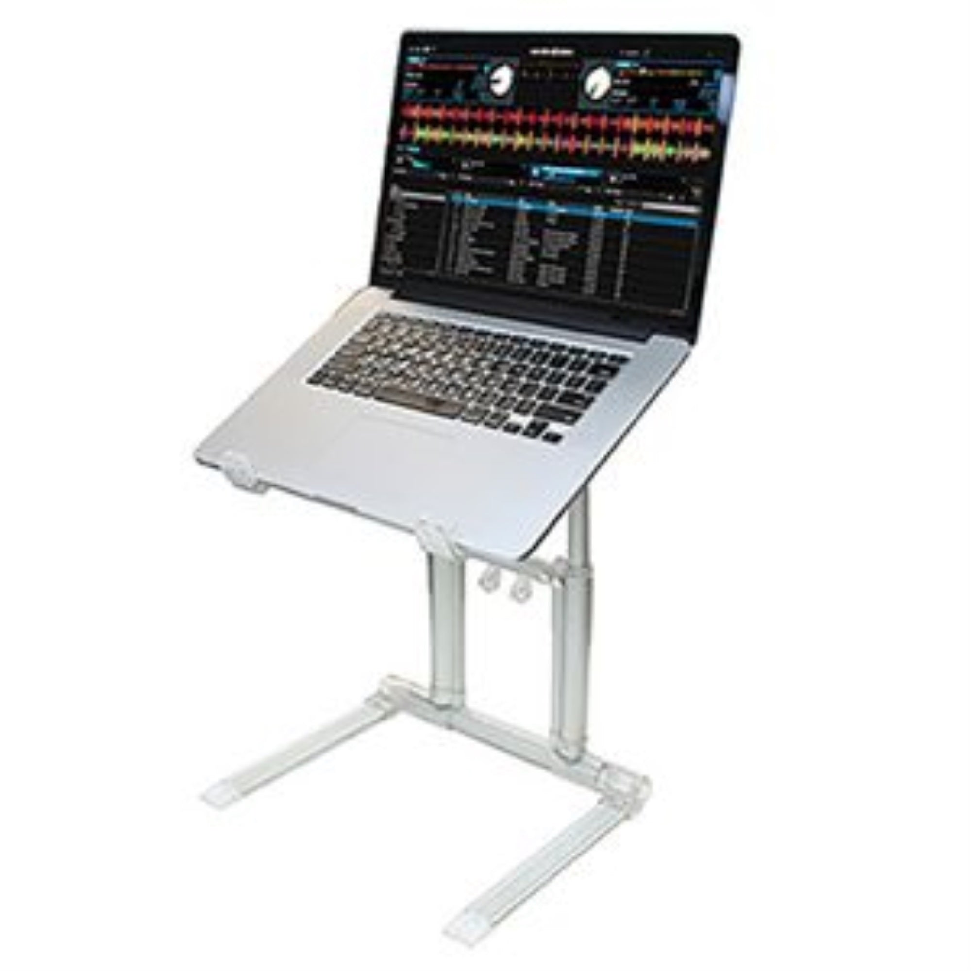 FOLDING TABLETOP LAPTOP/TABLET STAND IN WHITE