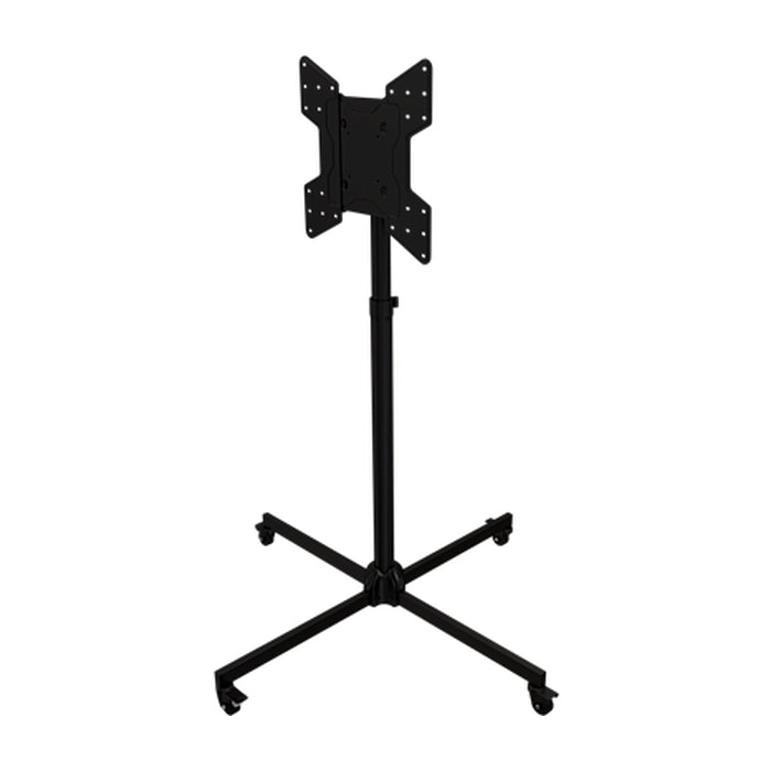 Collapsible floor mobile cart for 32 inch to 55 inch+ displays