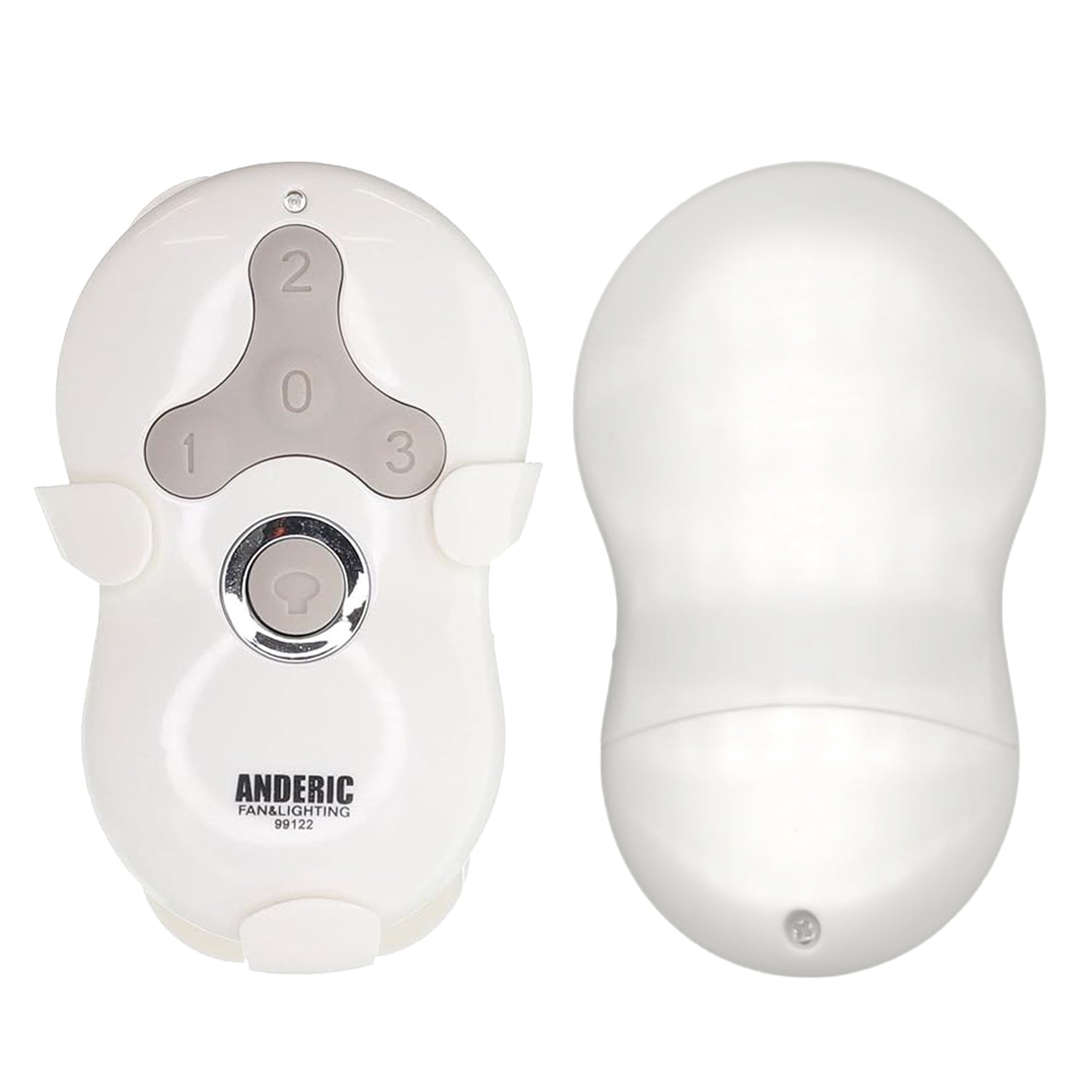 Anderic Substitute for Hunter 99123 / K0474-02 / IN2TX41 Universal 3 Speed Ceiling Fan Remote Control - 99123 [99122]