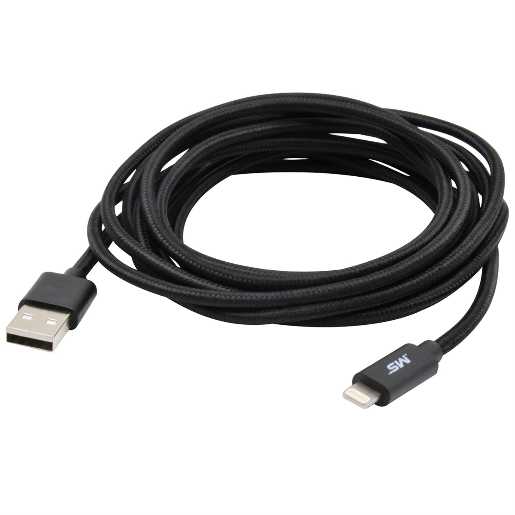 MS 10FT LIGHTNING(COMPATIBLE) CABLE BK