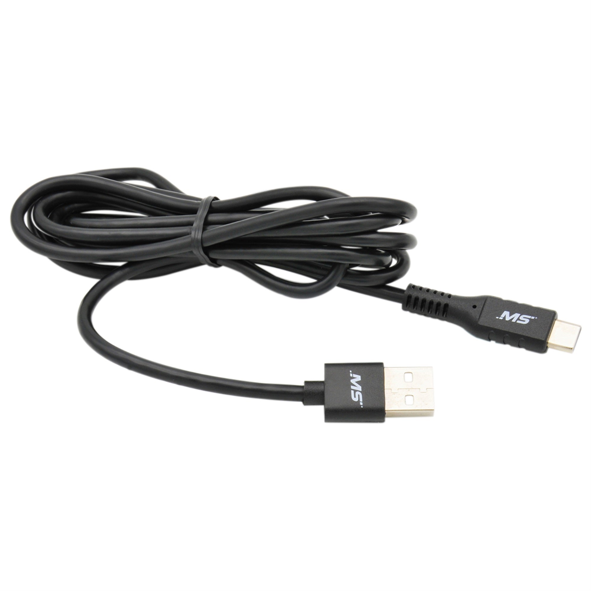 MobileSpec MBS06301 8 Foot USBC to USB Charge Sync Flat Cable Phone Charger for Galaxy S10 S9 S8 Plus Note9 8 Moto G and Other 